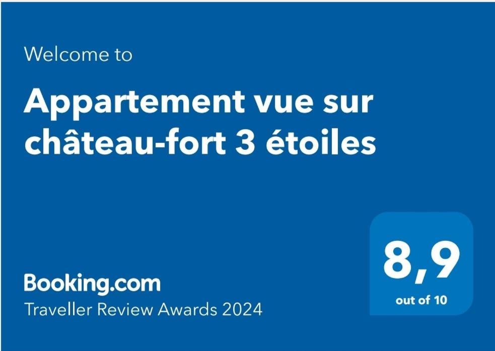 Appartement Vue Sur Chateau-Fort 3 Etoiles Седан Екстериор снимка